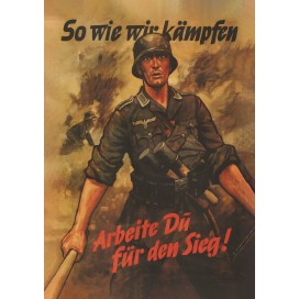 Plakat „So wie wir kämpfen ..."
