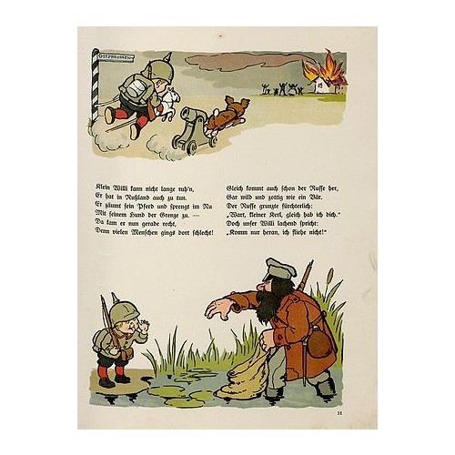 Rikli, Herbert: Hurra! – Ein Kriegs-Bilderbuch
