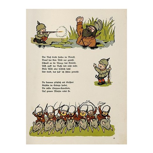 Rikli, Herbert: Hurra! – Ein Kriegs-Bilderbuch