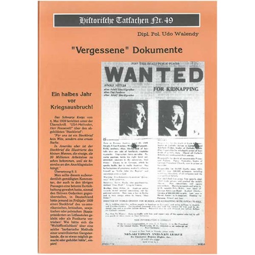 Historische Tatsachen Nr. 49 - Dokumente, die manchen das Staunen lehren