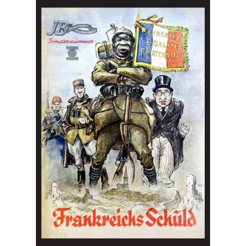 Plakat „Frankreichs Schuld"