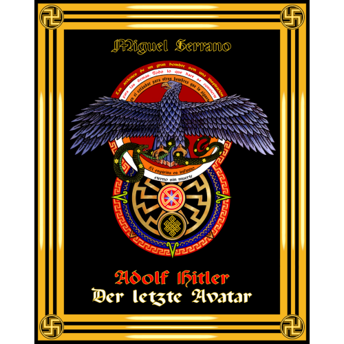 Plakat „Miguel Serrano: Adolf Hitler - Der letzte Avatar“